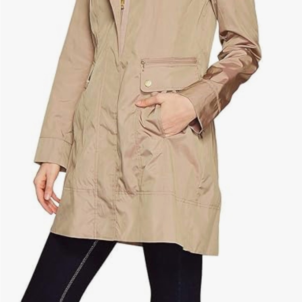 Cole Haan Women's Taupe Trench Coat
